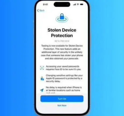 景洪苹果授权维修店分享被盗设备保护功能开启方法 