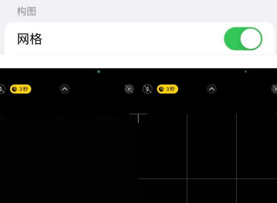 景洪苹果手机维修网点分享iPhone如何开启九宫格构图功能