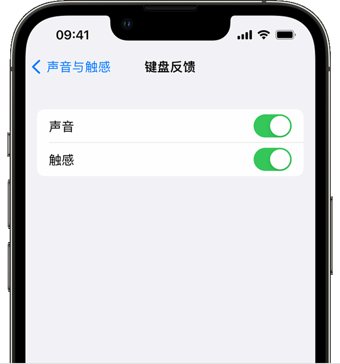 景洪苹果14维修店分享如何在 iPhone 14 机型中使用触感键盘 