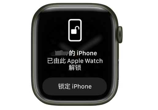 景洪苹果手机维修分享用 AppleWatch 解锁配备面容 ID 的 iPhone方法 