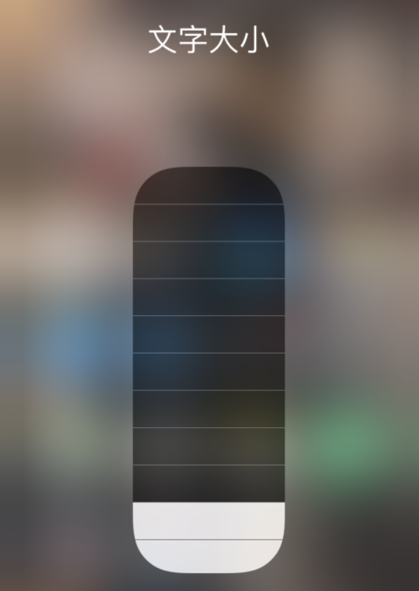 景洪苹果手机维修分享小技巧：在 iPhone 控制中心快速调节字体大小 